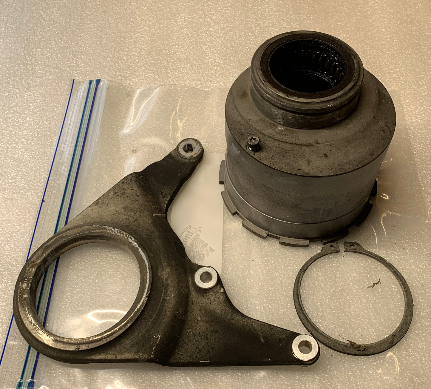 2004 Honda VFR800 Inerceptor Rear Hub Bearing Holder 98 99 00 01 02 03 04 05 06 07 08 VFR 800 (Copy)