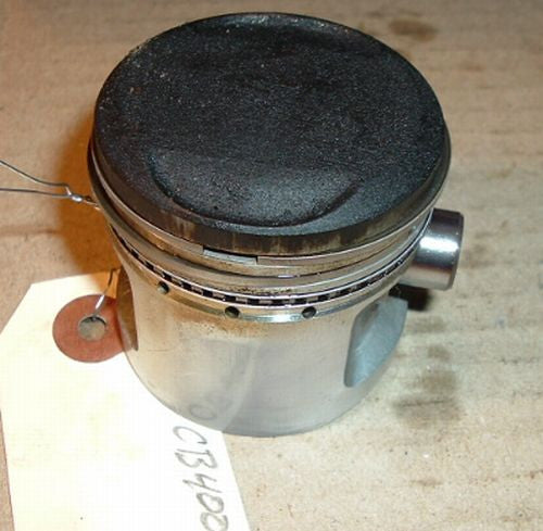 1977 Honda CB400 Super Sport PISTON PISTONS (4)