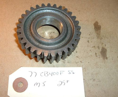 1977 Honda CB400 Super Sport TRANSMISSION 5th MAINSHAFT GEAR M5 5TH GEAR 29 TOOTH