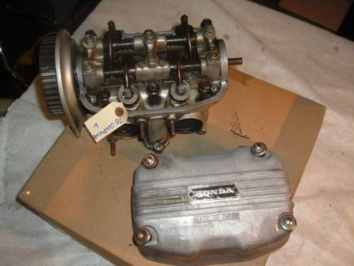 1978 Honda GL1000 Goldwing COMPLETE CYLINDER HEAD CAM SHAFT VALVE LEFT SIDE