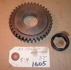 1985 Honda CB650 NIGHTHAWK TRANSMISSION COUNTER SHAFT GEAR - C-4 37 tooth 83 84 85