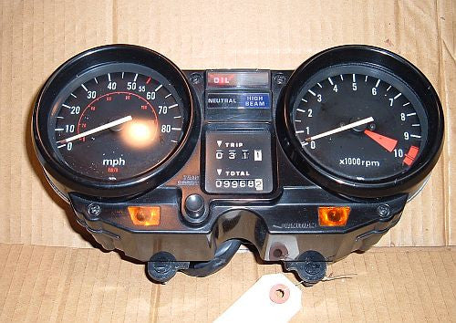 1982 Honda CB650 Nighthawk GAUGE INSTRUMENT CLUSTER SPEEDOMETER TACHOMETER