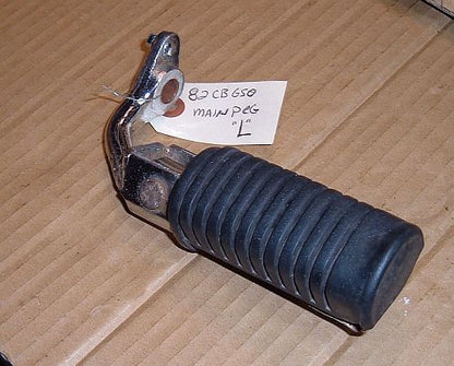 1982 Honda CB650 Nighthawk FOOT PEG STEP LEFT SIDE L 82 81