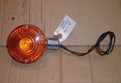 1982 Honda CB650 Nighthawk FRONT TURN SIGNAL RIGHT SIDE