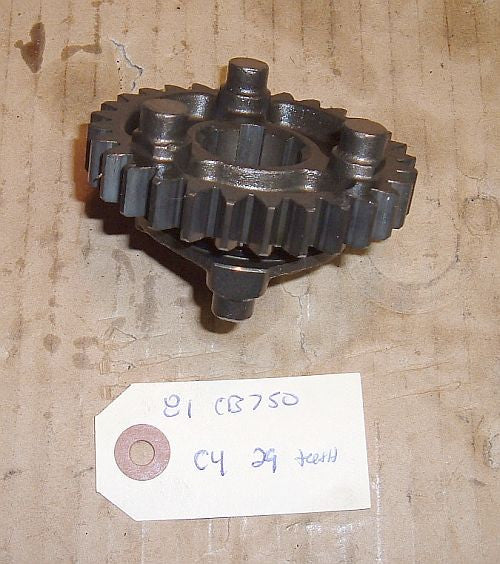 1981 Honda CB750 Super Sport  TRANSMISSION C-4 4TH COUNTER SHAFT GEAR 29 TEETH