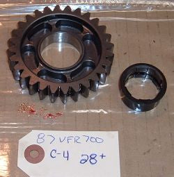 1987 Honda VFR700 Interceptor COUNTERSHAFT GEAR (28T) 4TH