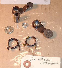 1986 Honda VF500 Interceptor  OUTER SHIFT STOPPER W SPRINGS