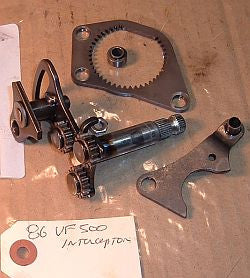 1986 Honda VF500 Interceptor GEARSHIFT SHIFT LEVER SPINDLE