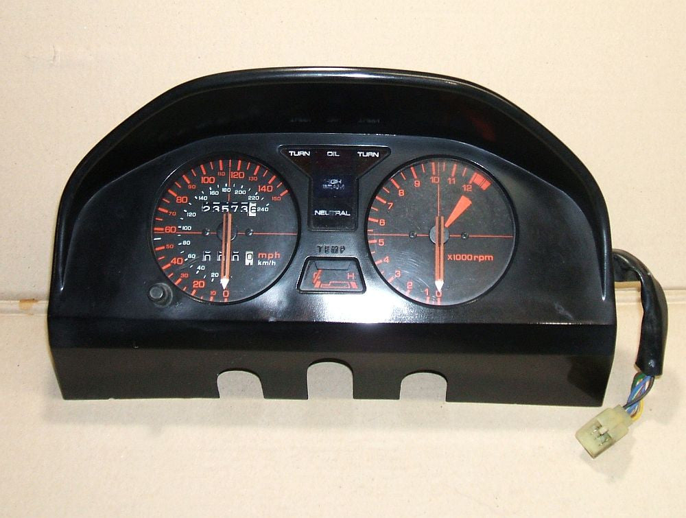 1984 Honda VF500 Interceptor Instrument Gauge Cluster Speedometer Tachometer Dash