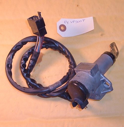 1984 Honda VF500 Interceptor Ignition Switch w Key Lock set