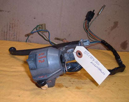 1985 Honda CB450 Nighthawk Left Side Bar Control Turn Signal Switch W Clutch Lever