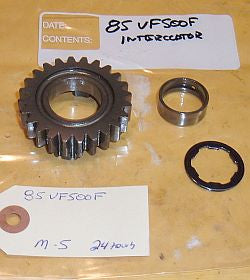 1986 Honda VF500 Interceptor TRANSMISSION MAINSHAFT GEAR M-5 24 tooth