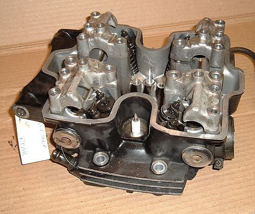 1985 Honda VF500 Interceptor REAR CYLINDER HEAD W VALVES