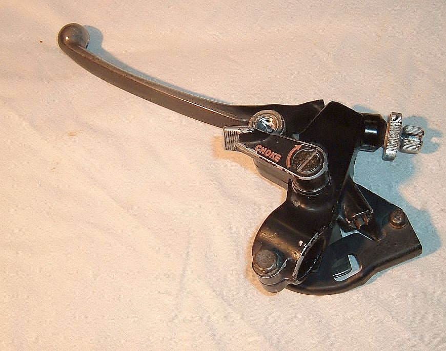 1982 Honda CB650 Nighthawk Clutch Lever Bracket w choke lever