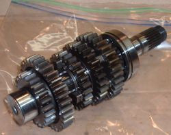 1984 Honda CB700 Nighthawk Transmission Main Shaft Mainshaft Gear Cluster