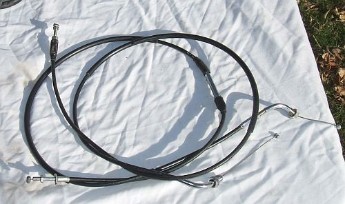 1983 Honda GL1100 GOLDWING THROTTLE CABLES A and B PAIR