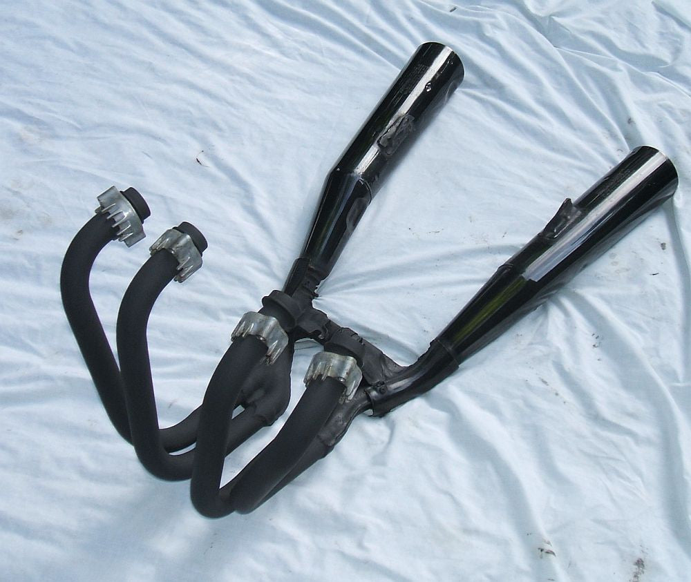 1985 Honda CB700 Nighthawk Exhaust Pipes Muffler