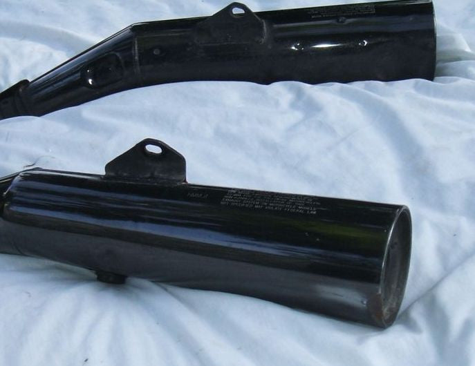1985 Honda CB700 Nighthawk Exhaust Pipes Muffler