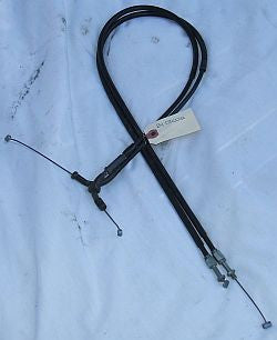 1984 Honda CB650 Nighthawk Throttle Cable A B 84 85