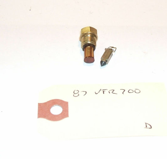 1987 Honda VFR700 Interceptor CARBURETOR FLOAT VALVE SET NEEDLE AND SEAT