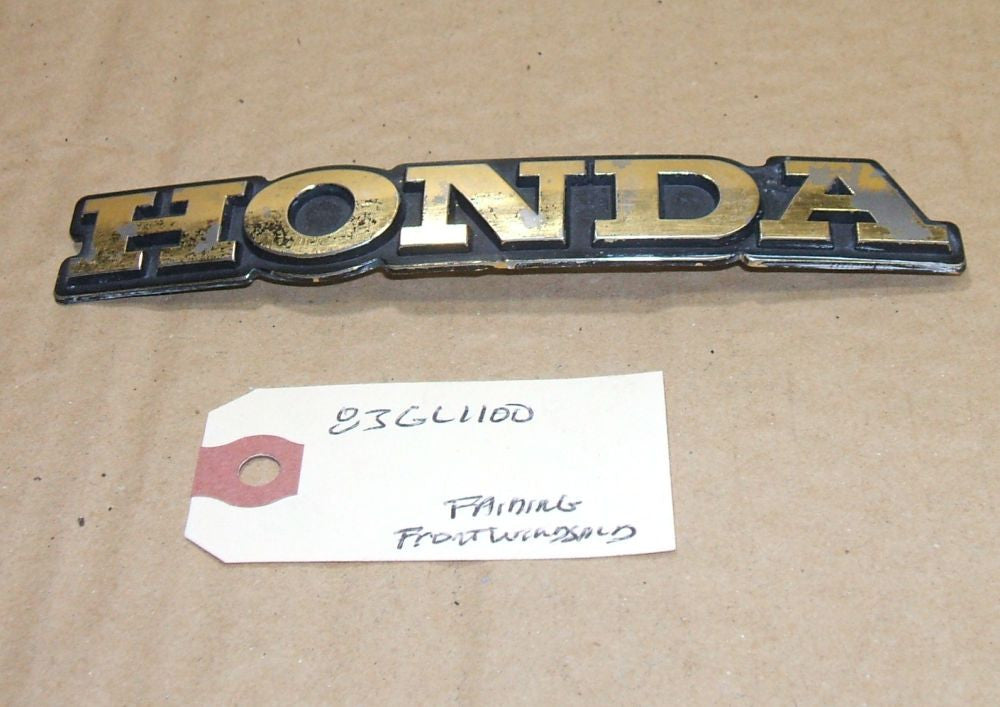 1983 Honda GL1100 EMBLEM BADGE FRONT FAIRING