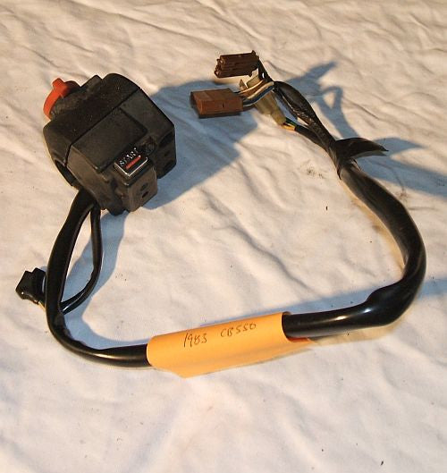 1983 Honda CB550 Nighthawk Bar Control Switch Starter Kill Button Right R