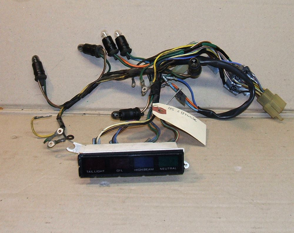 1985 Honda CB700 Nighthawk WIRE HARNESS ASSEMBLY SPEEDOMETER GAUGE  CLUSTER