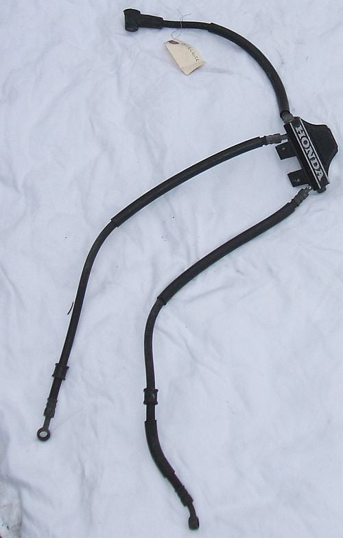 1985 Honda CB650 Nighthawk FRONT BRAKE LINES 2 WAY JOINT W HOSE