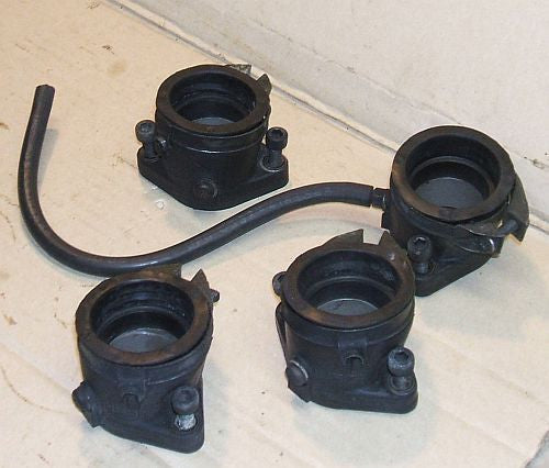 1985 Honda CB650 Nighthawk INTAKE MANIFOLDS CARBURETOR INSULATOR