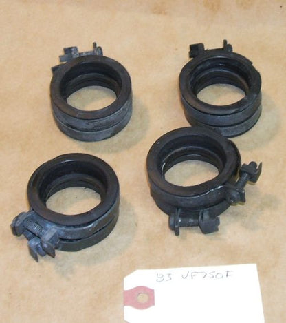 1983 Honda VF750 INTERCEPTOR INTAKE CARBURETOR MANIFOLD 83