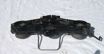 1983 Honda VF750 Interceptor TRIPLE TREE CLAMP UPPER BRIDGE FORK TOP w Fork pressure EQ