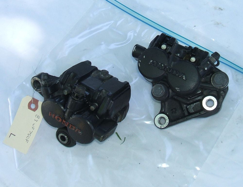 1983 Honda VF750 Interceptor Front Brake Caliper Right and Left R L