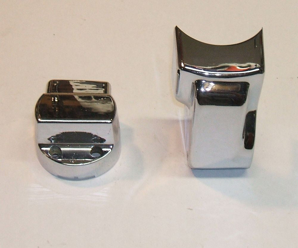 1976 Honda GL1000 Goldwing CHROME FUEL PUMP COVER UPPER LOWER