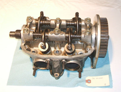 1976 Honda GL1000 Goldwing COMPLETE CYLINDER HEAD CAM SHAFT VALVE RIGHT SIDE