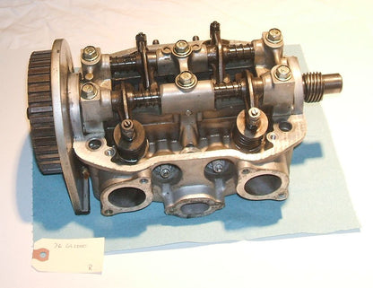 1976 Honda GL1000 Goldwing COMPLETE CYLINDER HEAD CAM SHAFT VALVE RIGHT SIDE