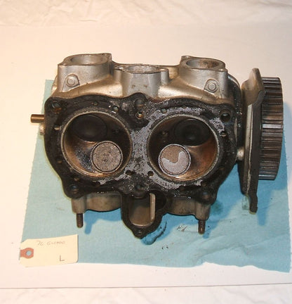 1976 Honda GL1000 Goldwing COMPLETE CYLINDER HEAD CAM SHAFT VALVE LEFT SIDE