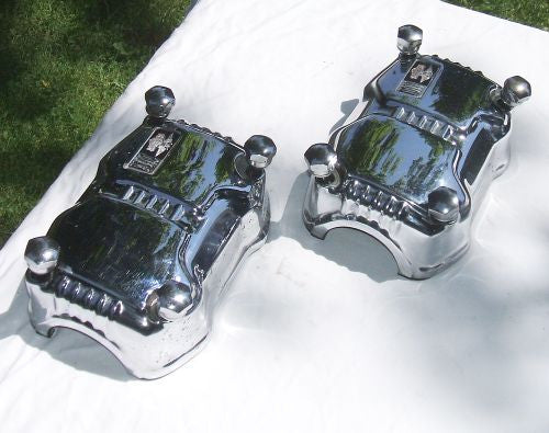 1976 Honda GL1000 Goldwing CHROME CYLINDER HEAD COVERS