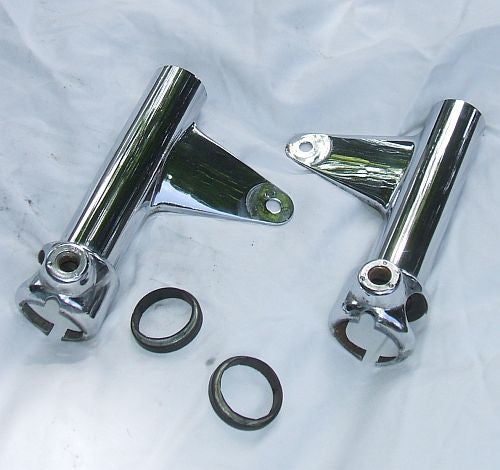 1976 Honda GL1000 GOLDWING HEADLIGHT MOUNT FORK COVER CHROME
