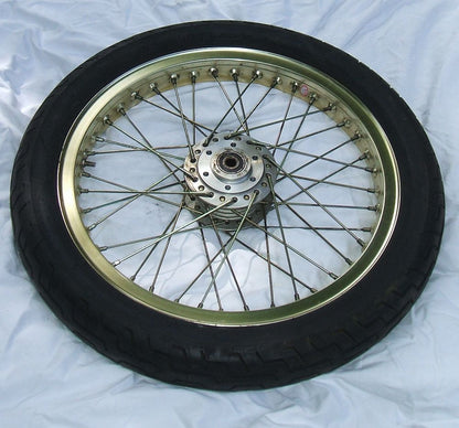 1976 Honda GL1000 Goldwing FRONT WHEEL GOLD
