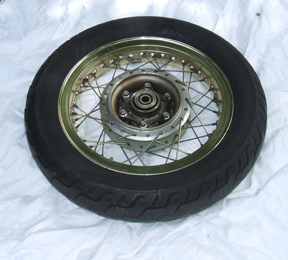 1976 Honda GL1000 Goldwing REAR WHEEL GOLD