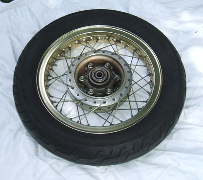 1976 Honda GL1000 Goldwing REAR WHEEL GOLD