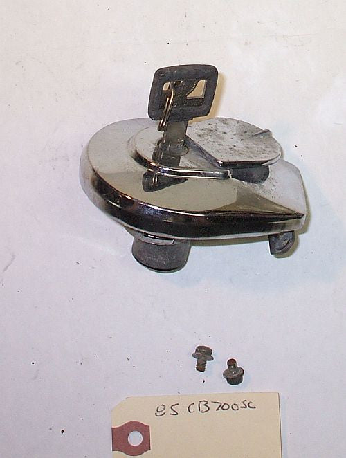 1983 Honda CB550 Nighthawk FUEL TANK FILLER CAP GAS TANK CAP W KEY