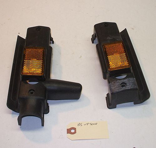 1985 Honda VF500 Interceptor RADIATOR PLASTIC SHROUD W REFLECTORS