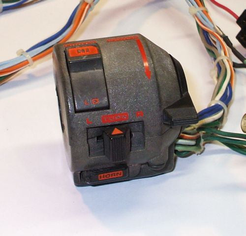 1985 Honda VF500 Interceptor Bar Control Left Side Turn signal, Horn, Hi Low Switch