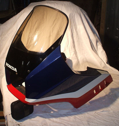 1986 Honda VF500 Interceptor Cowl Upper Fairing w Windscreen