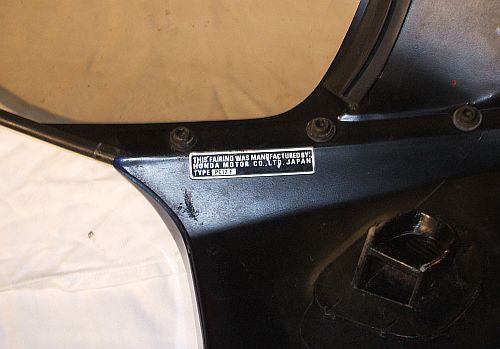 1986 Honda VF500 Interceptor Cowl Upper Fairing w Windscreen