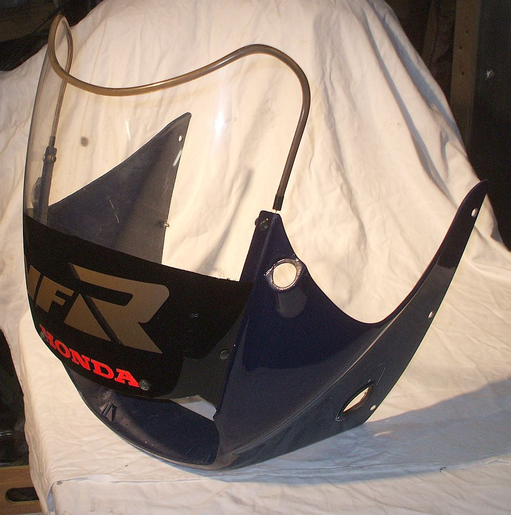 1986 Honda VFR700 Interceptor Cowl Upper Fairing W Windscreen
