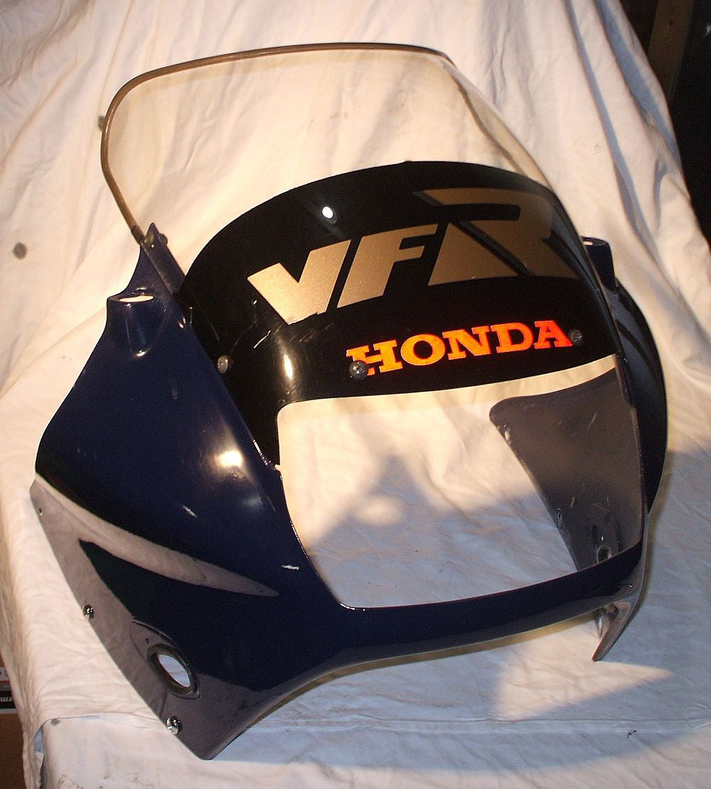 1986 Honda VFR700 Interceptor Cowl Upper Fairing W Windscreen