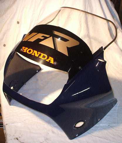 1986 Honda VFR700 Interceptor Cowl Upper Fairing W Windscreen