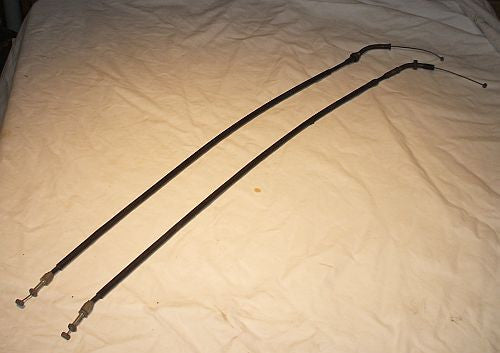 1986 Honda VFR700 Interceptor THROTTLE CABLE PAIR A B  86 VFR